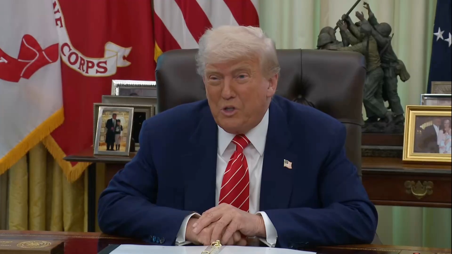 White House - President Trump: “They really appreciate what he did”