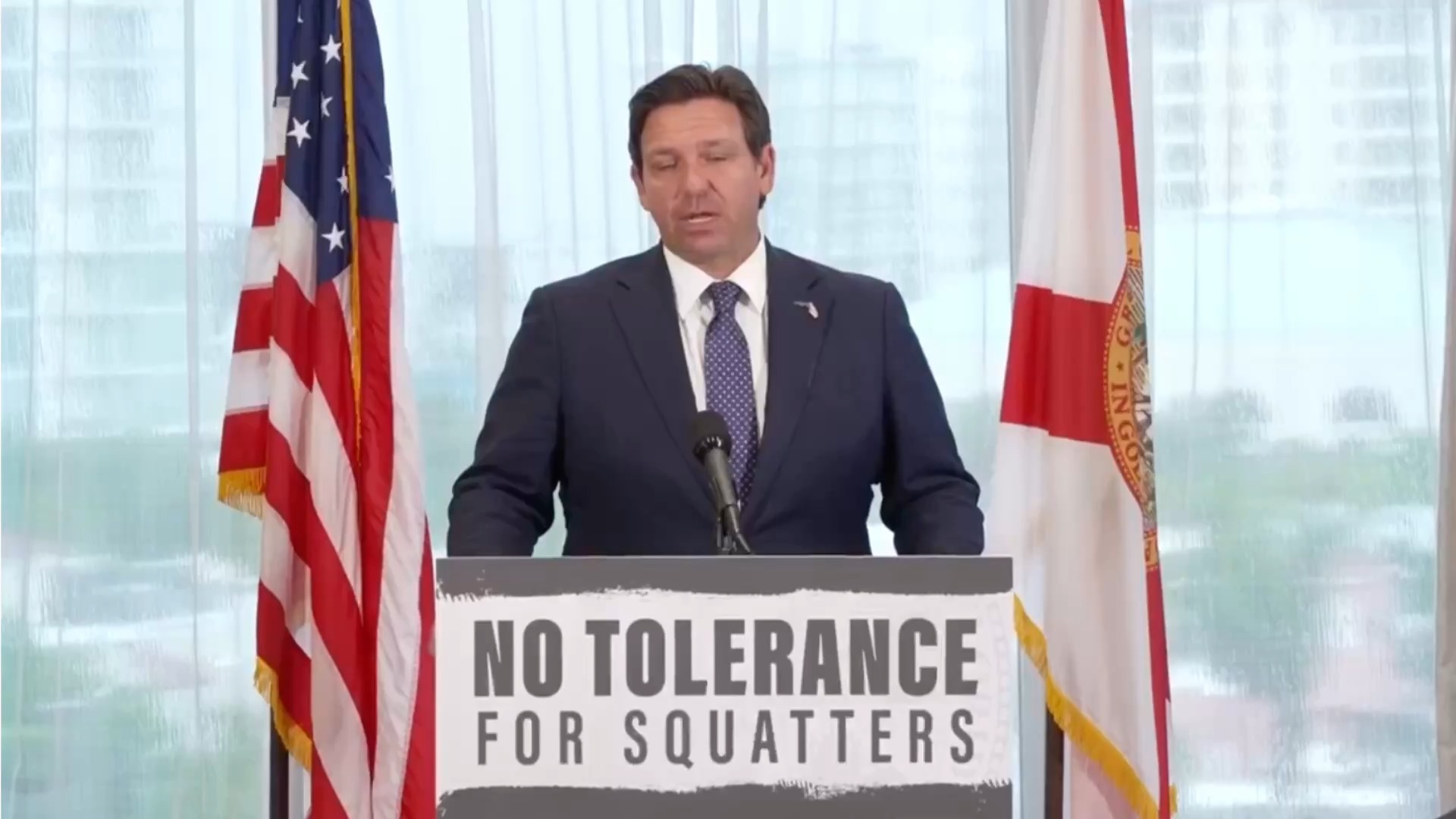 Florida Press Conference - Gov. DeSantis: “I know that President Trump is committed to clearing through bureaucracy”.