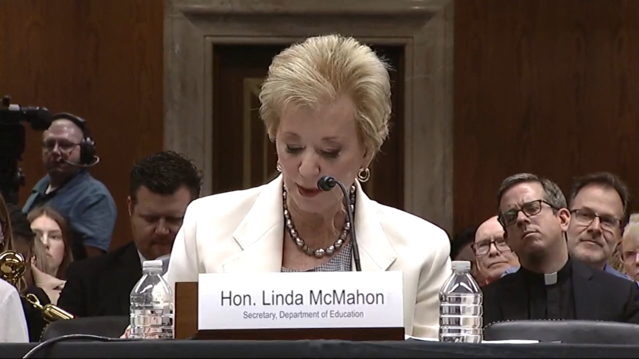 Senate Appropriations - Sec. McMahon: "Our cuts reflect a bureaucracy that is getting out of the way