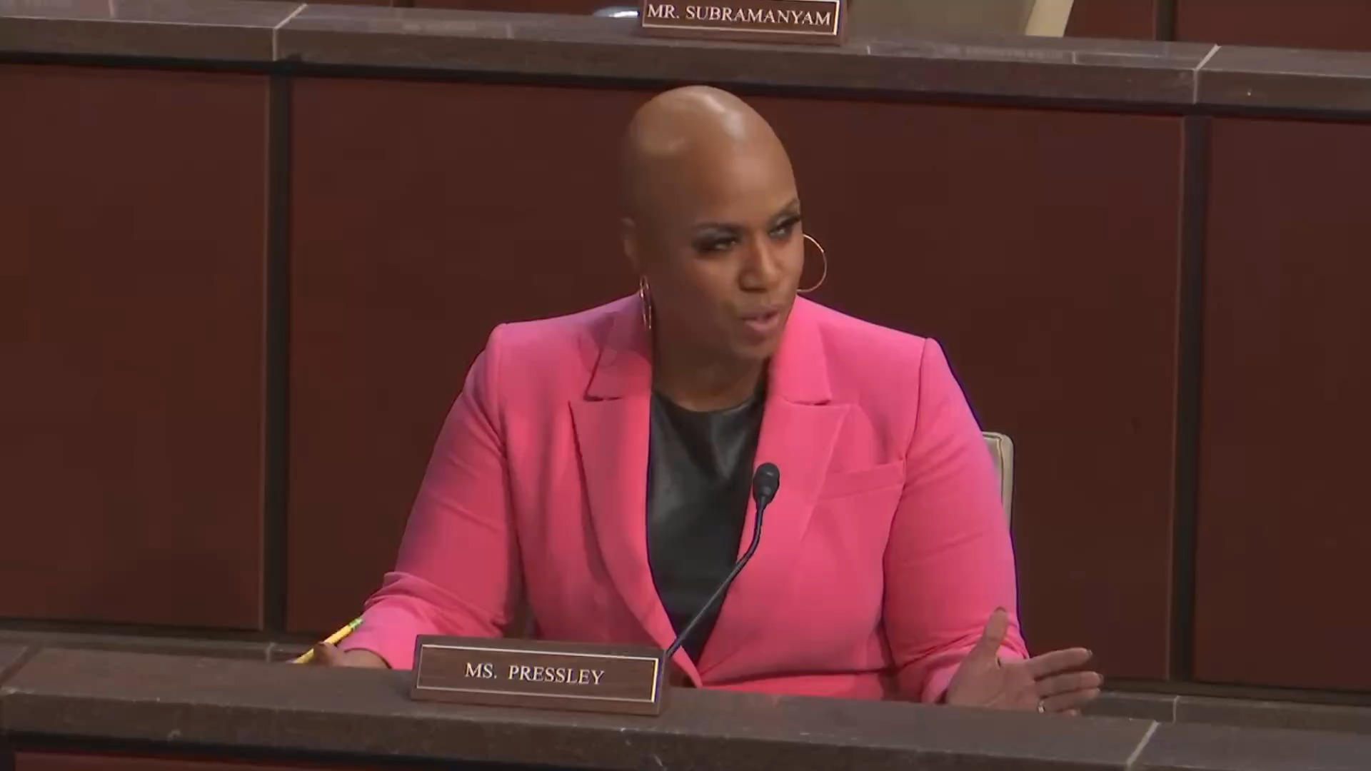 House Oversight - Rep. Pressley (D-MA): “There’s nothing stopping the Department of Justice from using racially biased algorithms”