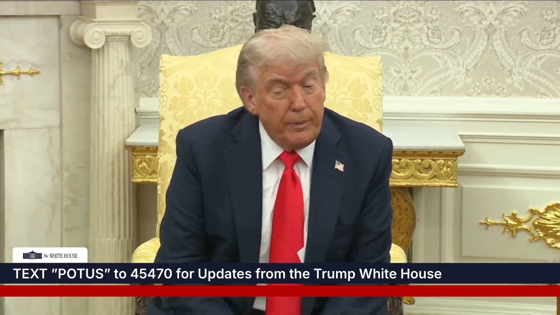 White House - President Trump: “again, there's a lot of hatred”
