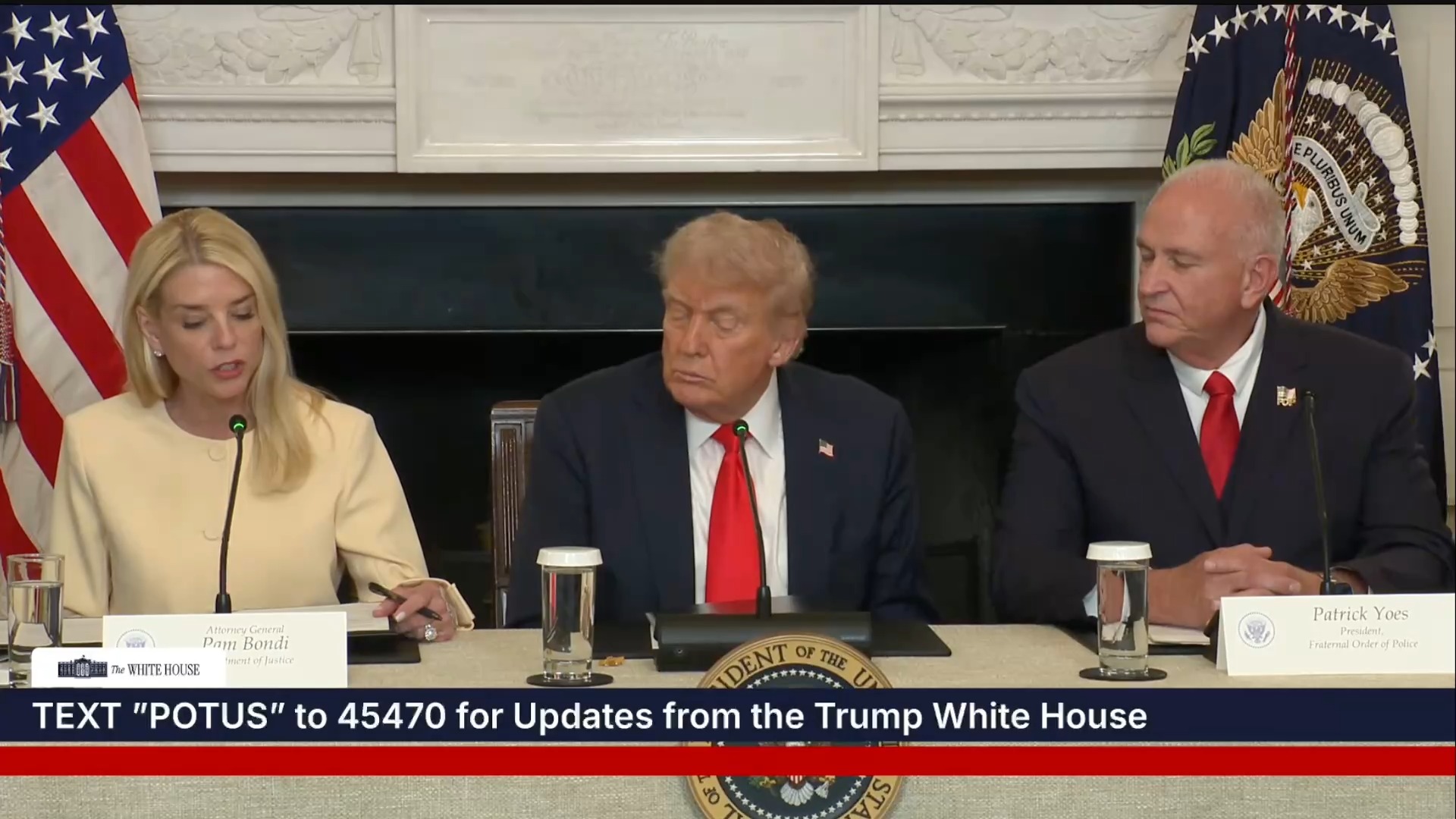 White House - AG Bondi: “We’ve also made millions of dollars available for mental health and wellness programs”