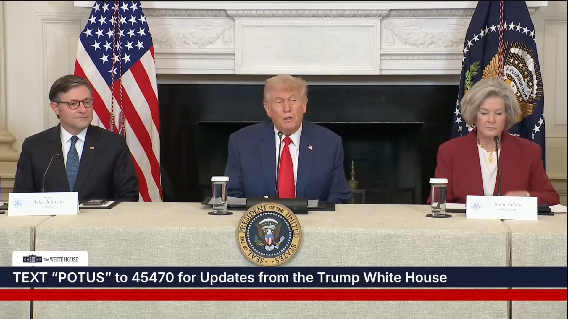White House - President Trump: “Thank goodness we sent out some wonderful national guard”
