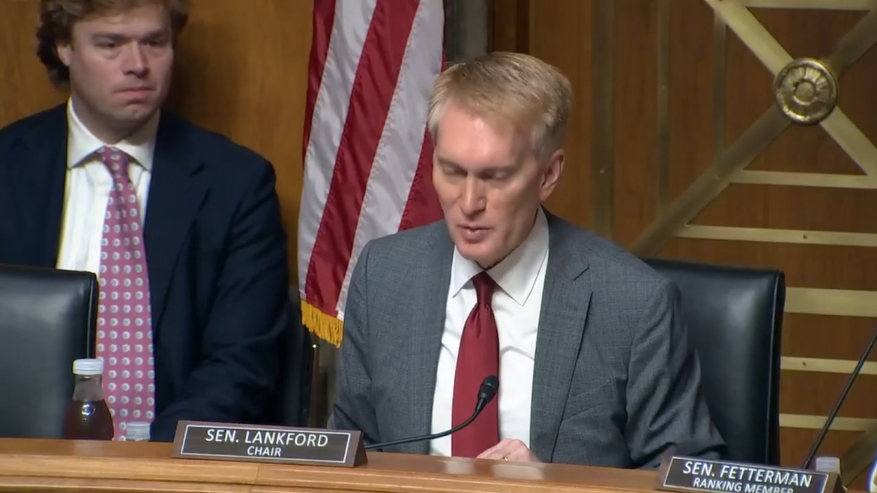 Senate Homeland Security - Sen. Lankford (R-OK) raises concerns about Visa processing times.