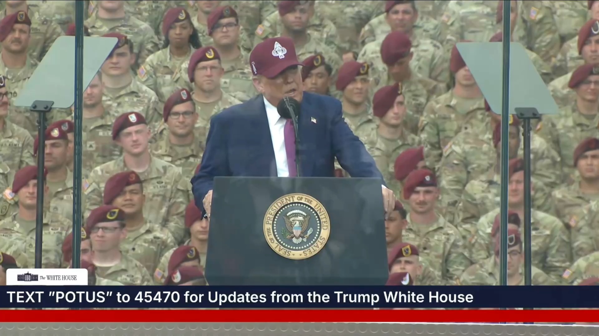 White House - President Trump: “we got them and we’re getting them out of here”
