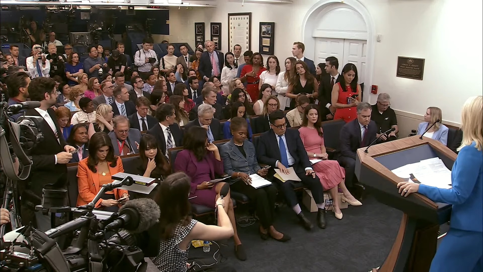 White House - Press Sec. Leavitt: “The president absolutely supports peaceful protests”