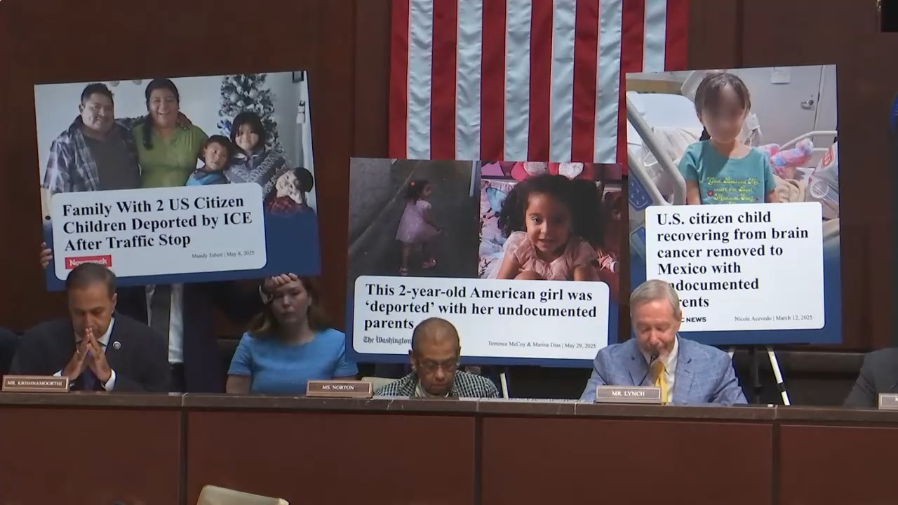 House Oversight - Rep. Lynch (D-MA): My dad "is looking down right now and is happy I'm fighting today's Nazis"
