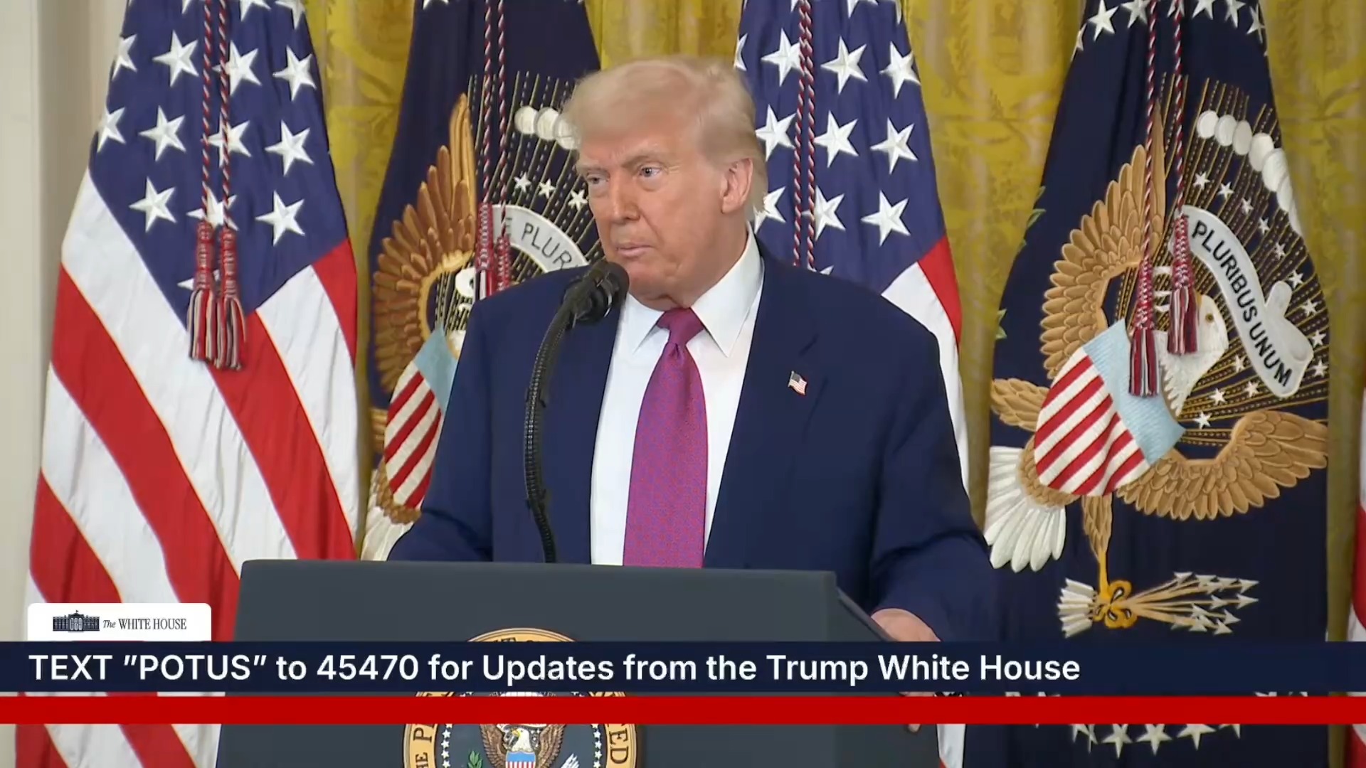 White House - President Trump: “you have bricks because you throw bricks”