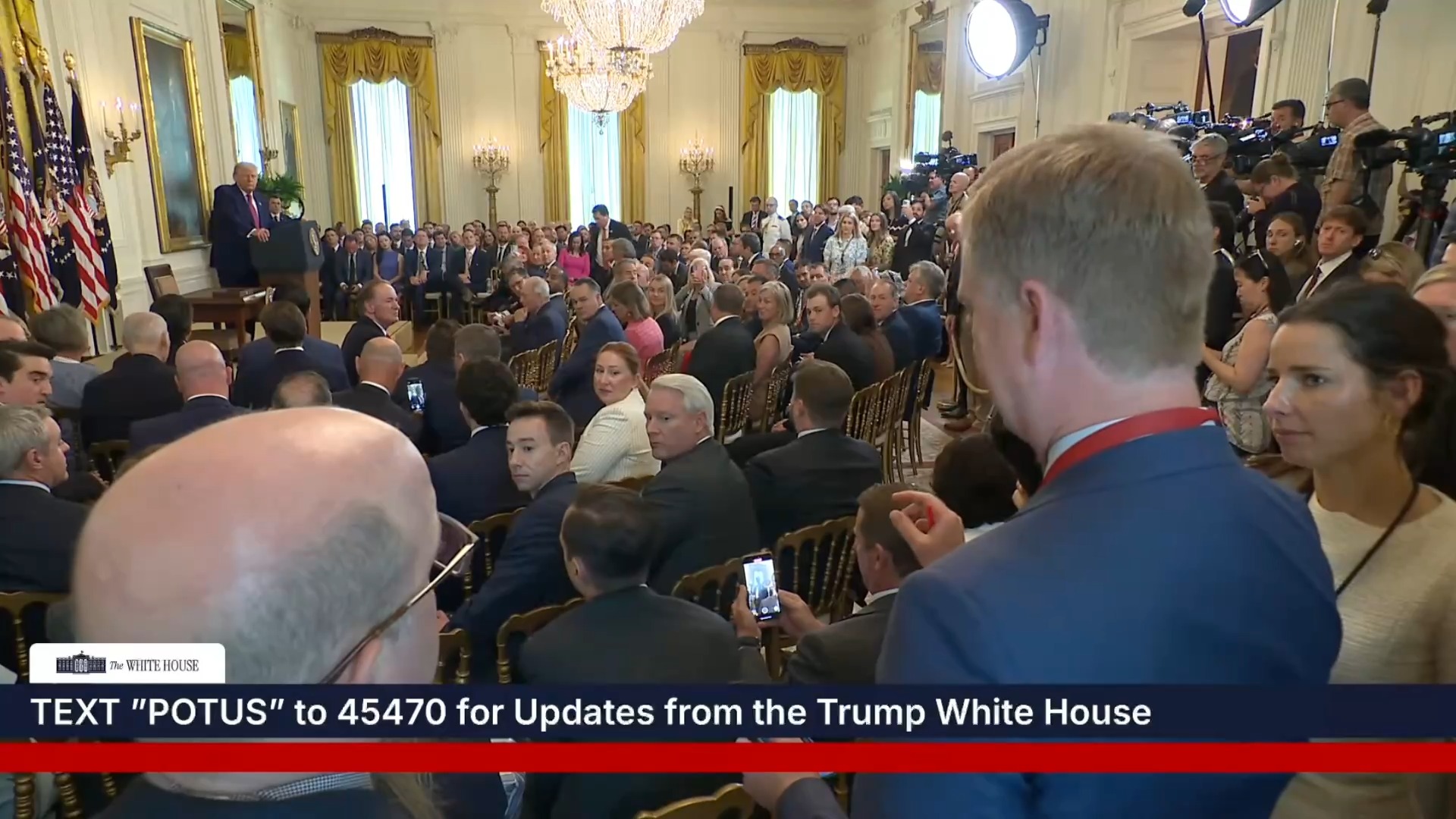 White House - President Trump: “They’re not citizens but they’ve turned out to be great”
