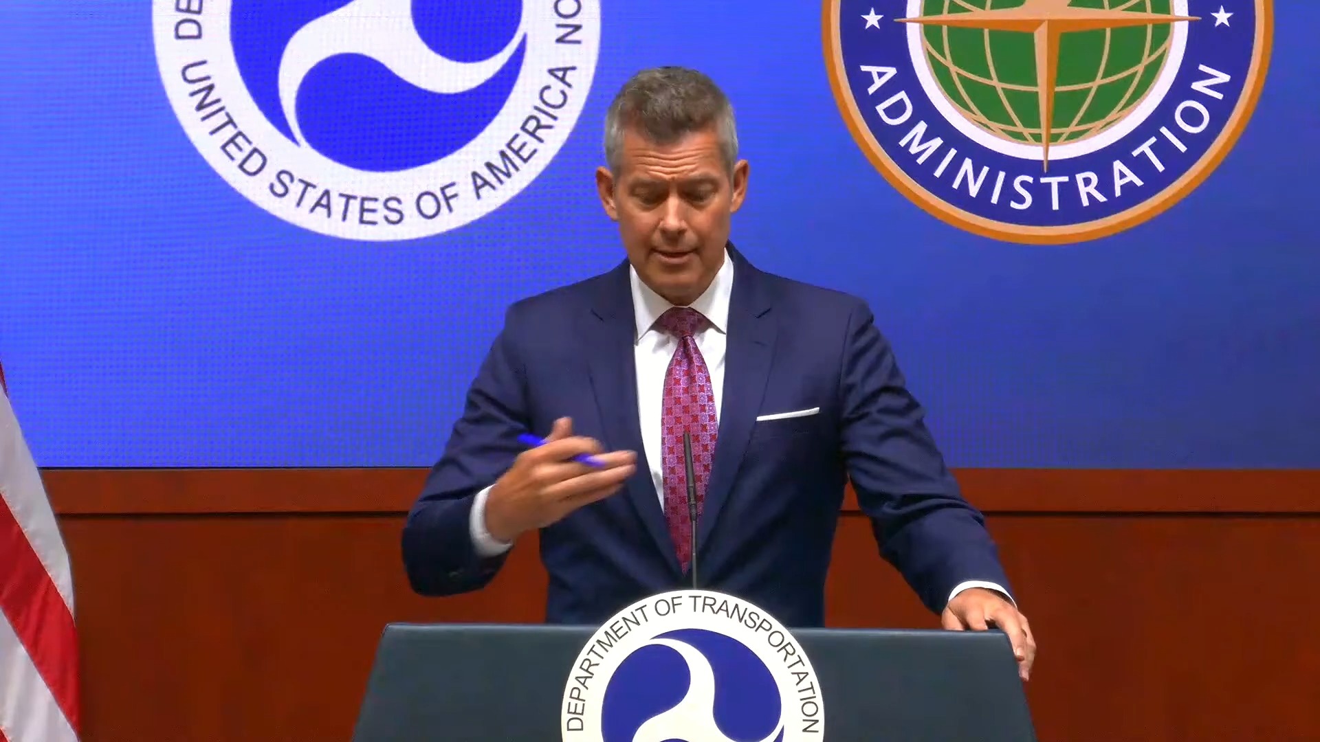 USDOT Press Conference 6-12-25 - DOT Sec. Duffy: "At DOT and at the FAA safety always comes first"