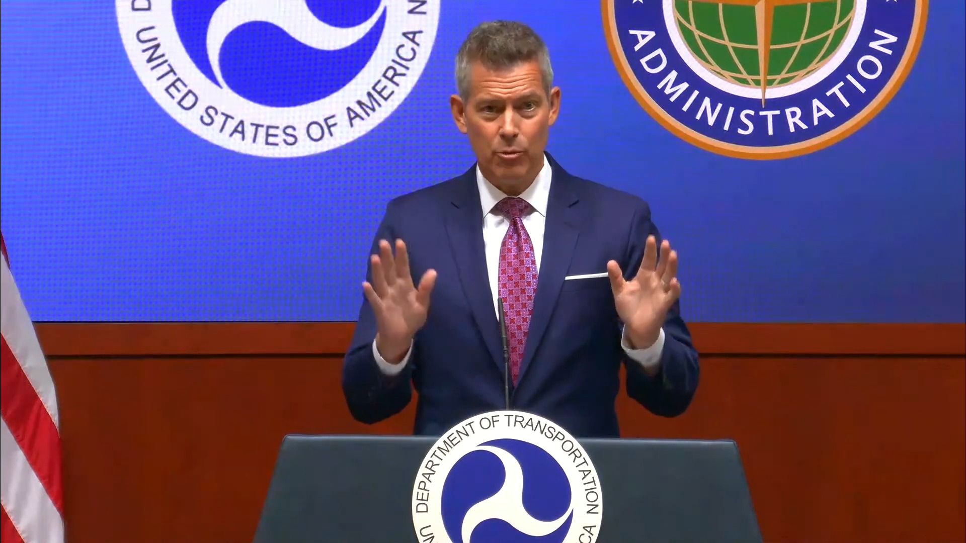 USDOT Press Conference 6-12-25 - DOT Sec. Duffy: "Problems that would take months or years to fix are being fixed in very short order"