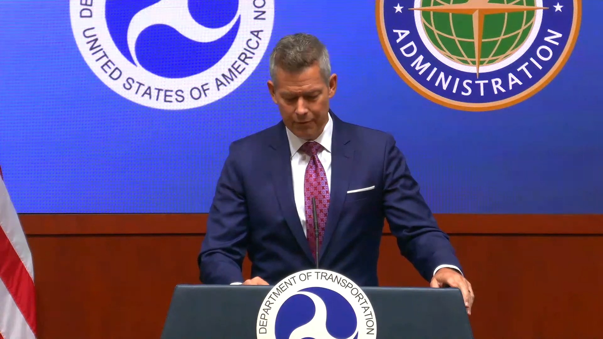 USDOT Press Conference 6-12-25 - DOT Sec. Duffy: "Our hearts go out to the families of the victims who lost loved ones on Air India Flight 171"
