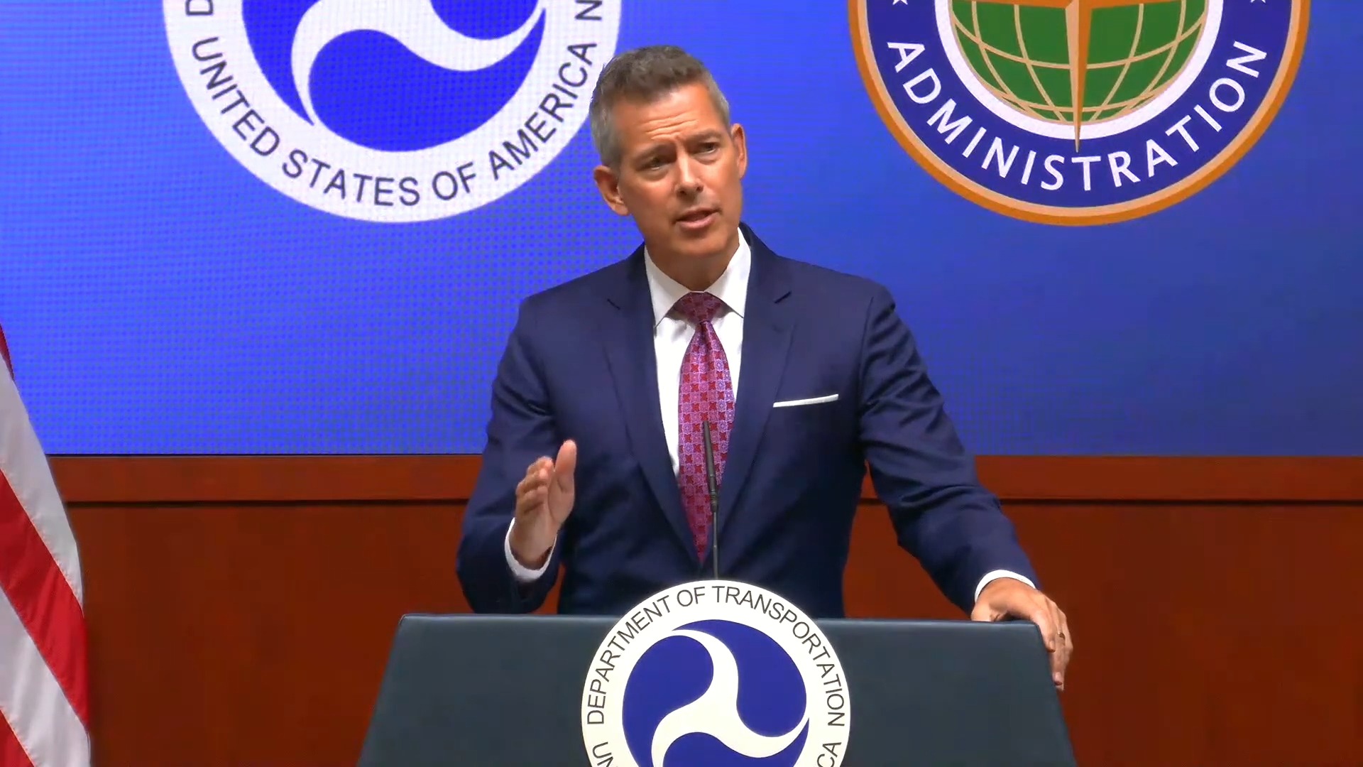 USDOT Press Conference 6-12-25 - DOT Sec. Duffy: Telecom providers were charging the FAA "$800 million a year in obsolescence fees"