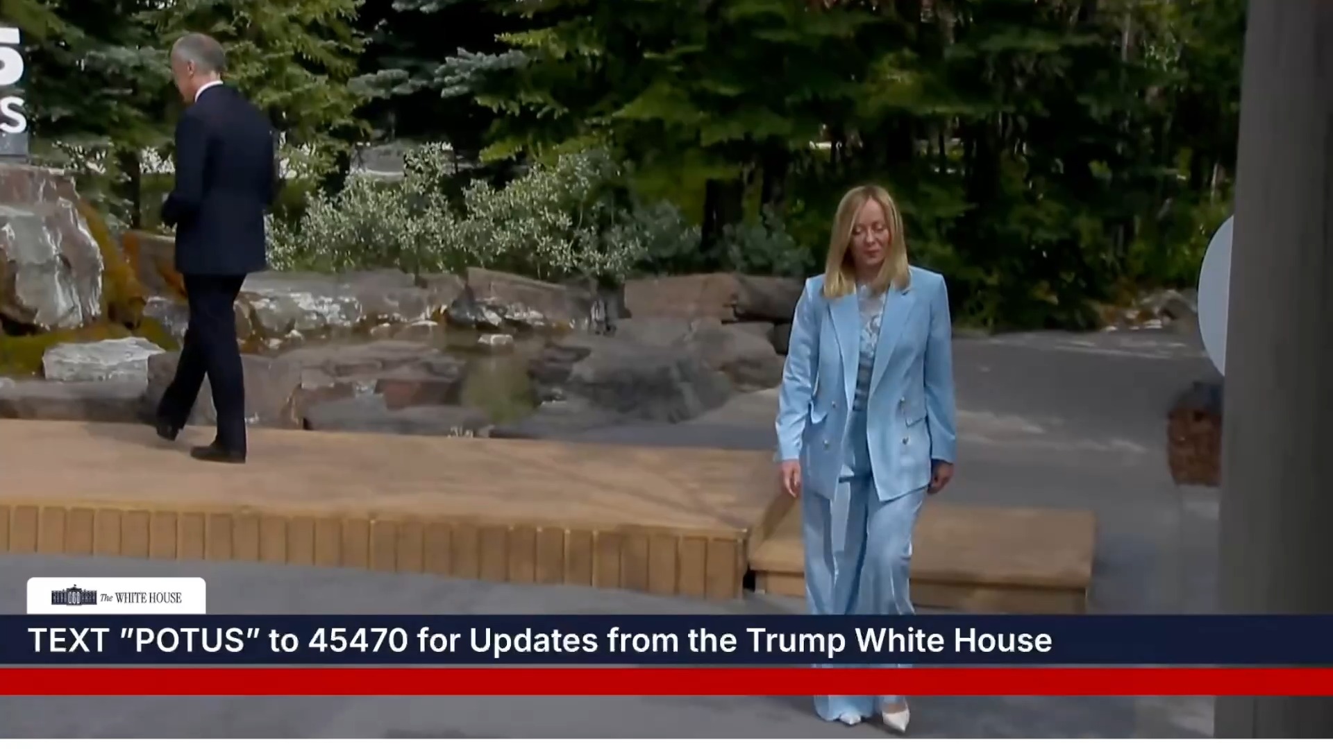 G7 Summit - President Trump participates in the Official Welcome