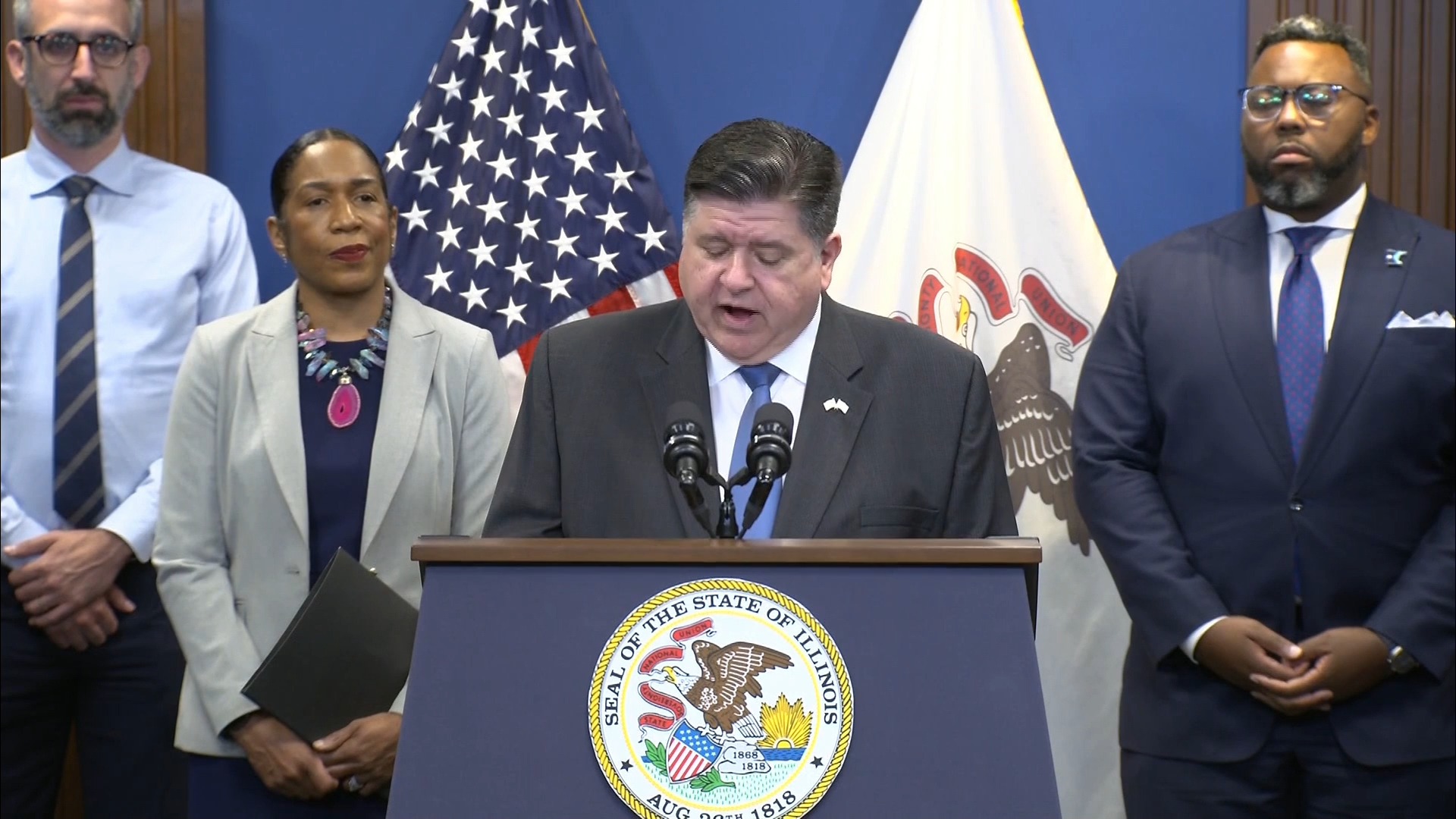 Illinois Bill Signing - Gov. Pritzker: “the Trump administration goes on Fox News lying about being fiscally responsible”