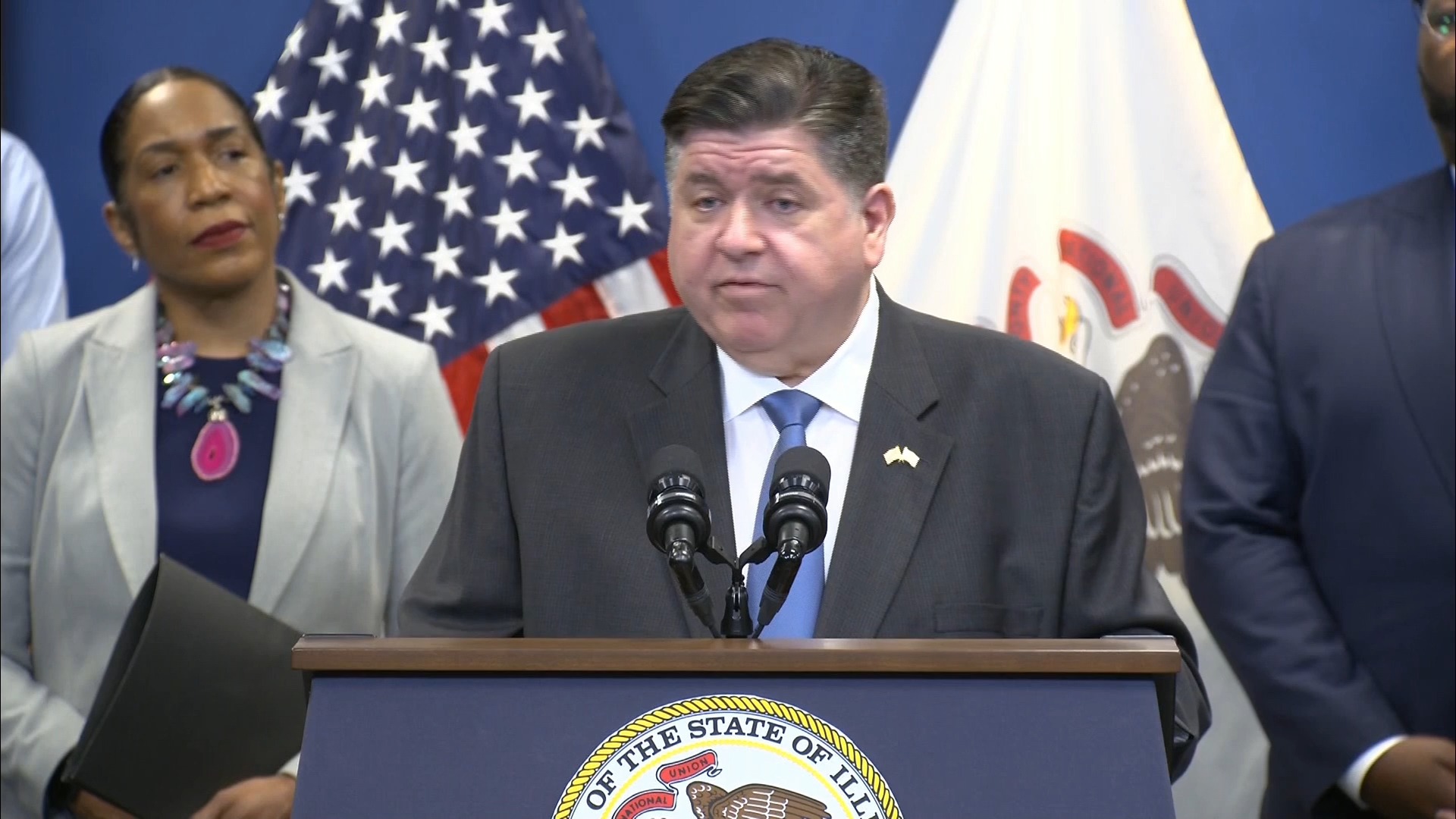 Illinois Bill Signing - Gov. Pritzker: “I Do Believe That Everybody Should Have Healthcare”