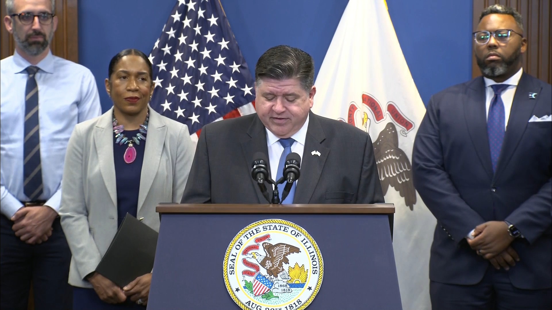 Illinois Bill Signing - Gov. Pritzker: “We've brought down the cost of healthcare for hundreds of thousands”