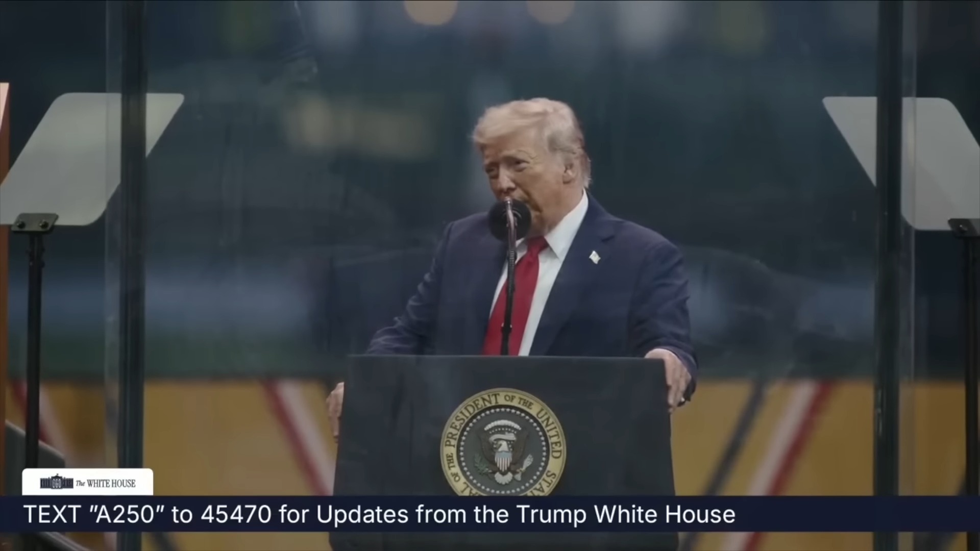 White House - 6-14-25 - President Trump: “June 14th 1775 Liberty got its shield and the Freedom got its sword”