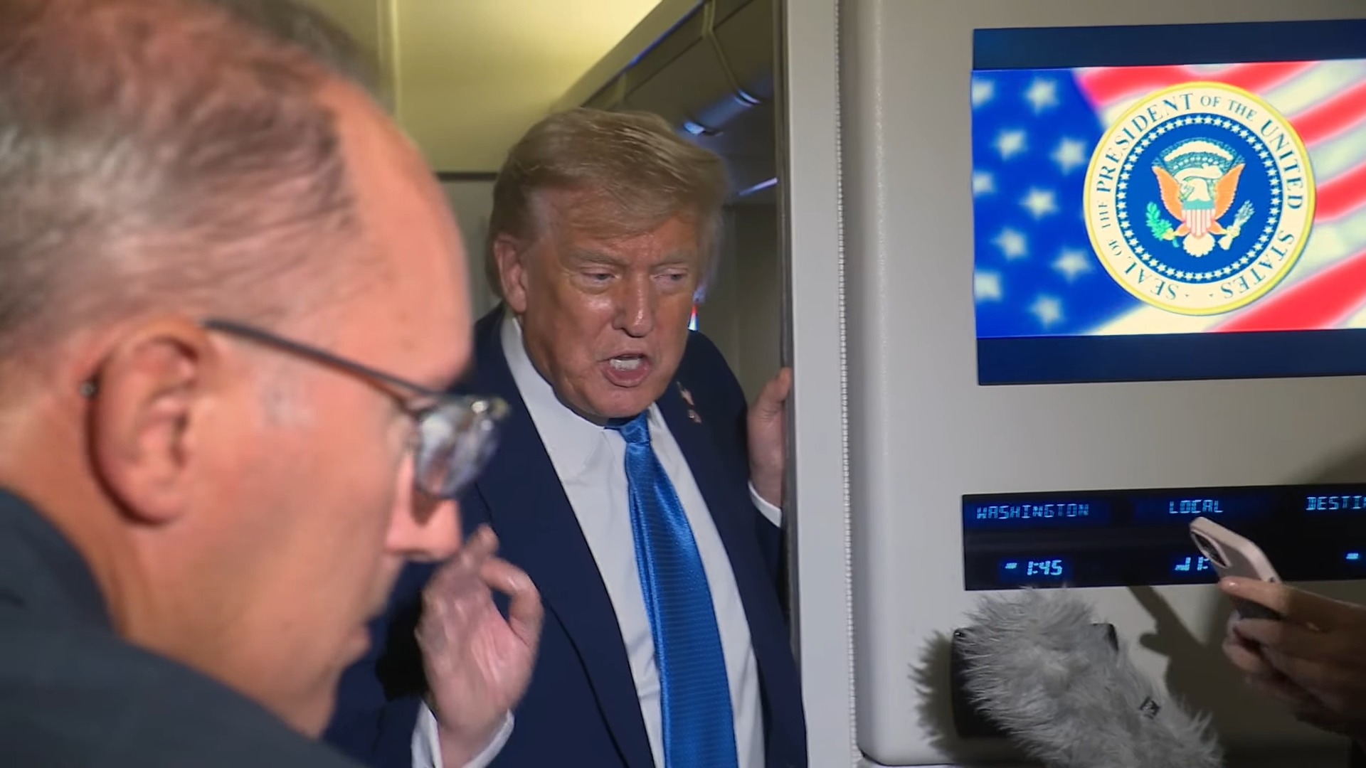 Air Force One - President Trump: “I don't think anybody wants to get involved, it's a mess.”