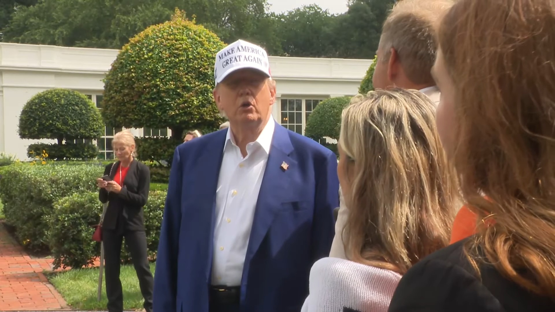 White House - President Trump: “I'm not looking long term, short term”