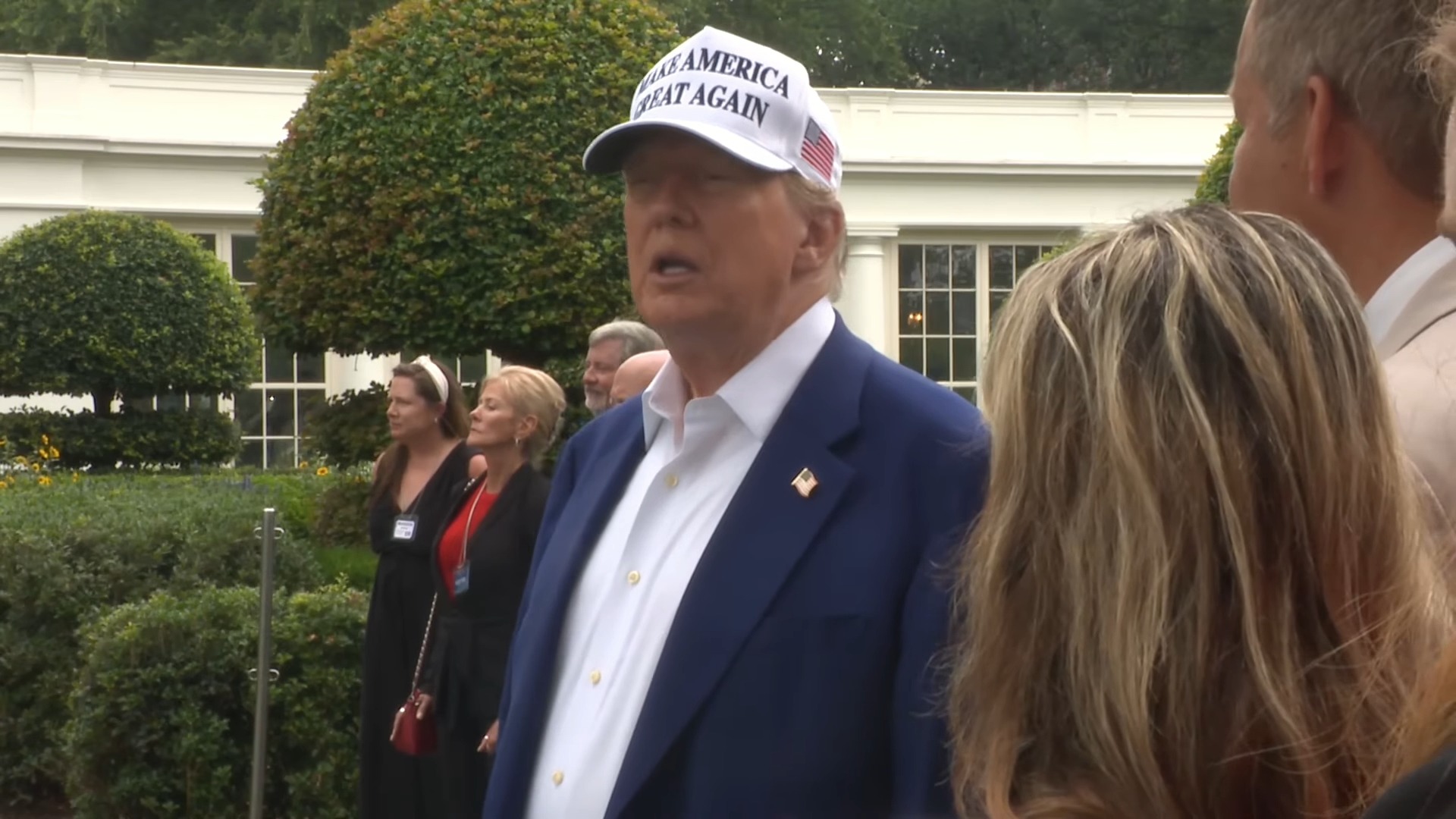 White House - President Trump: “Her answer was election threatening or so incompetent”