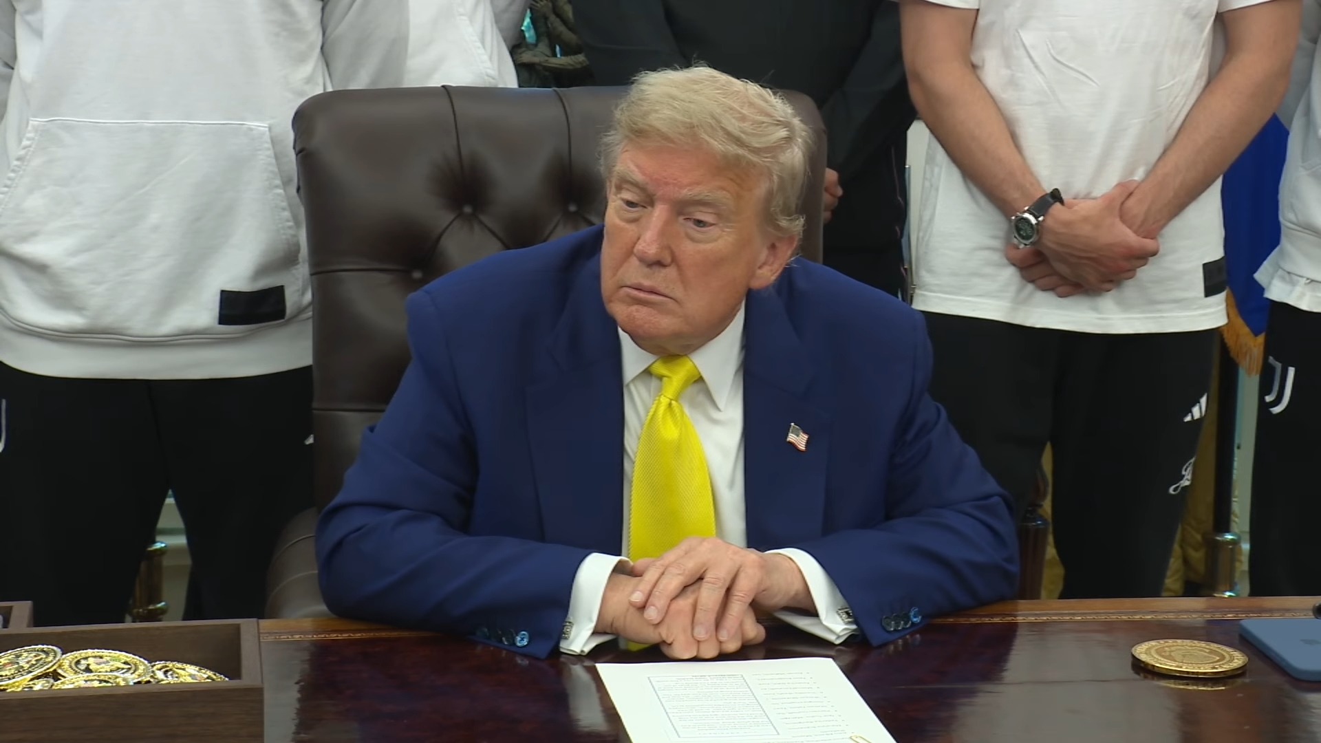 White House - President Trump: “Things change with war. It can go from one extreme to the other”