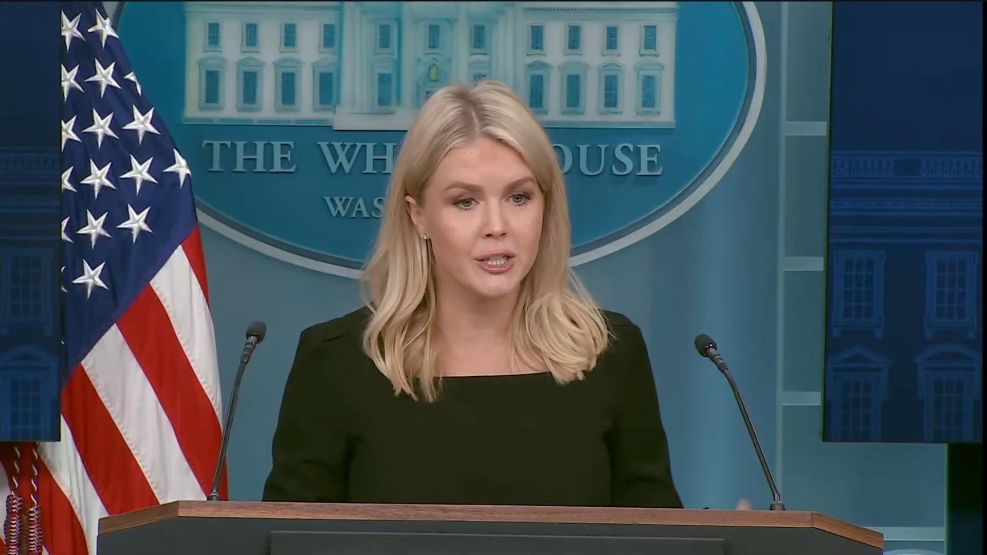 White House - Press Sec. Leavitt: “The president is always interested in a diplomatic solution” 