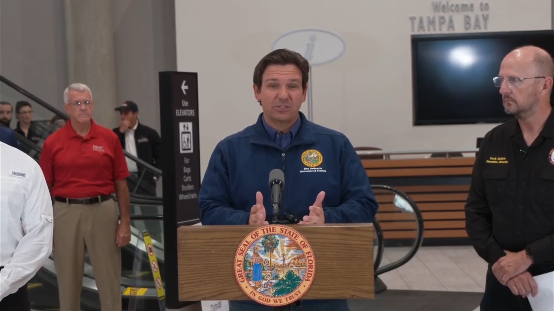 Florida - Gov. DeSantis: “I mean, it's a panic situation to see what's happening over there”