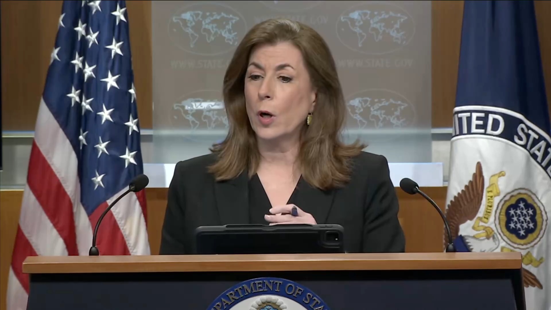 Dep. of State Press Briefing - Tammy Bruce: “Things sometimes progress and things change. That’s the whole point of negotiations and conversations”