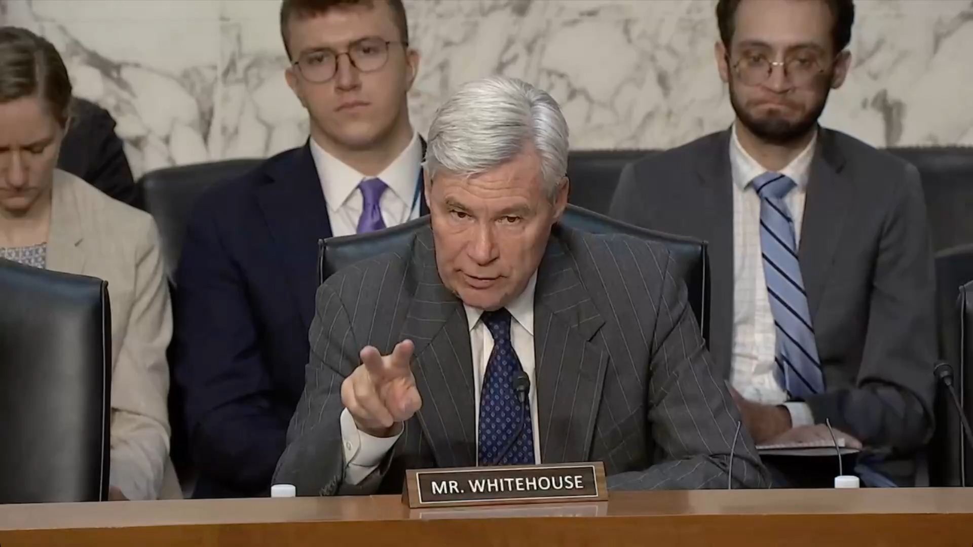 Senate Judiciary - Sen. Whitehouse (D-RI): “make them feel some pinch”