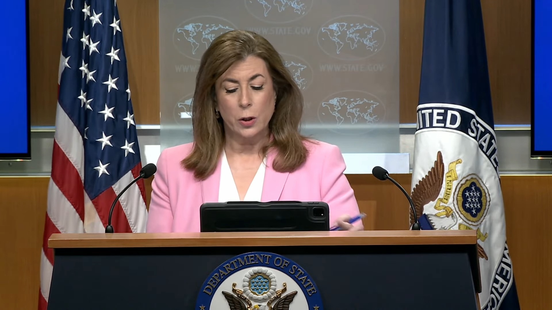 Department of State - Tammy Bruce: “the United States condemns the brutal and cowardly attack on the Mar Elias Greek Orthodox Church”