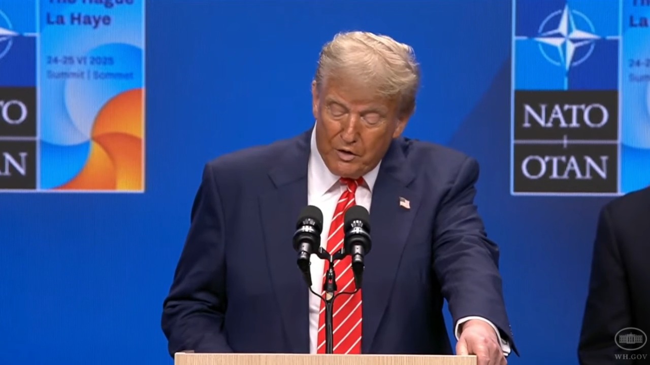 NATO Press Conference - Pres. Trump: "We've reasserted the credibility of American deterrence"
