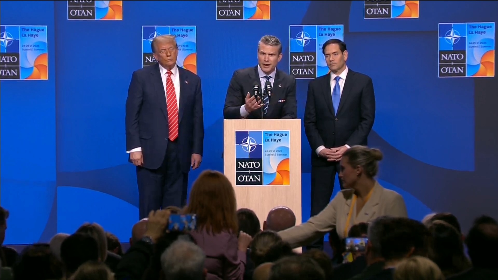 NATO Press Conference - SecDef Hegseth: "If you want to make an assessment of what happened at Fordow you better get a big shovel"