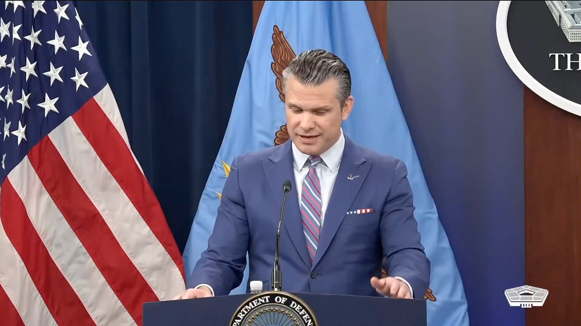 Dept of Defense - Sec. Hegseth: “leaked because someone had an agenda to try to muddy the waters”
