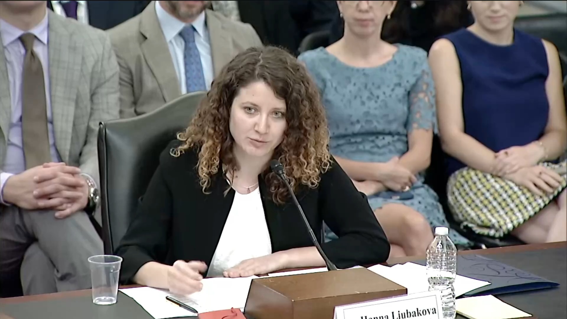 U.S. Helsinki Commission - Witness Hanna Liubakova: “Grateful to the United States and to President Donald Trump”