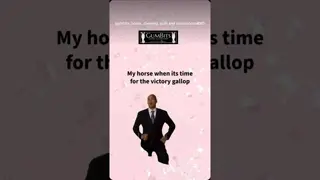 We relate to this especially hard because Kat’s Dreamgirl gets so pumped for her victory gallops! 🤣🐎