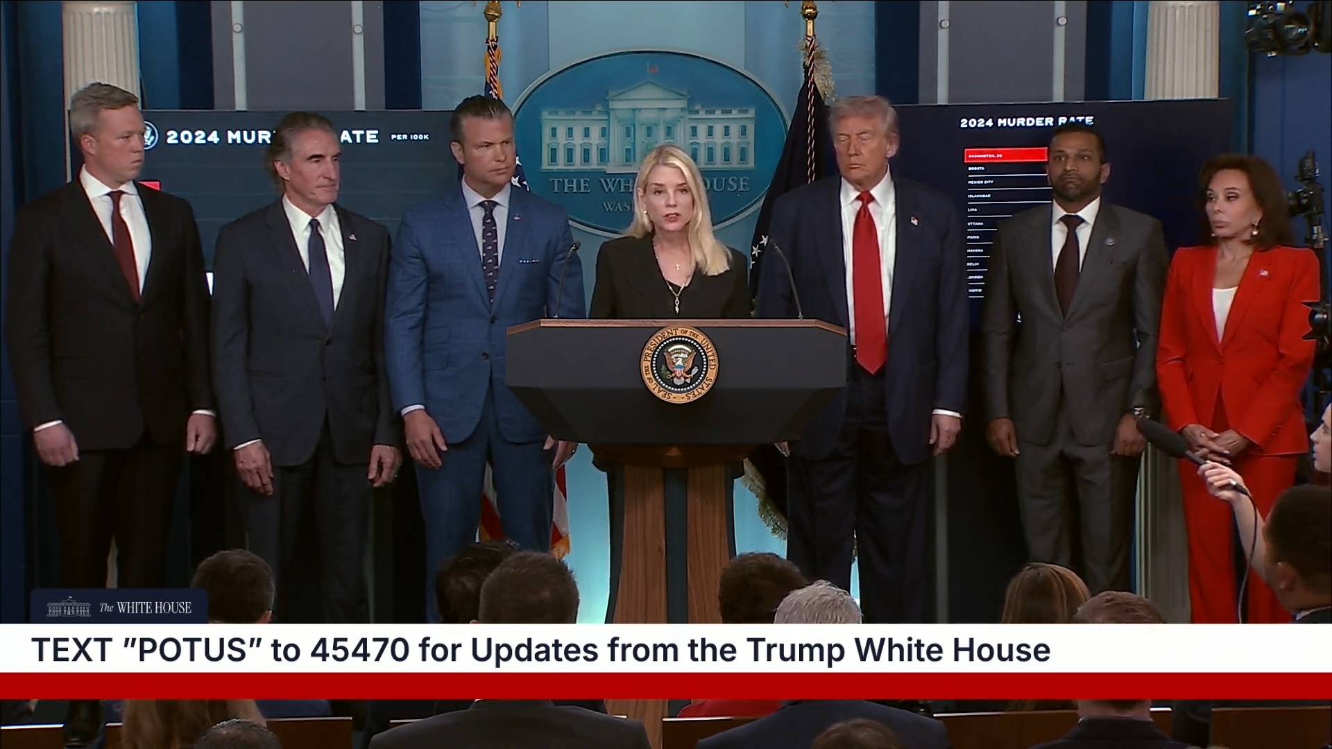 White House - AG Pam Bondi: "We're gonna make D.C safe again"