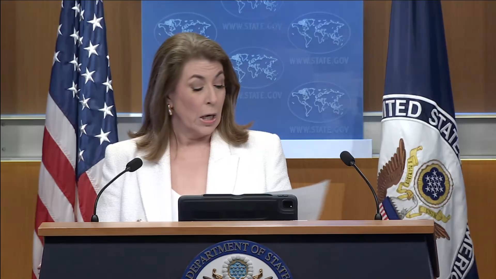 Dept. of State - Spokesperson Bruce: “It was president Putin who called to make this arrangement”