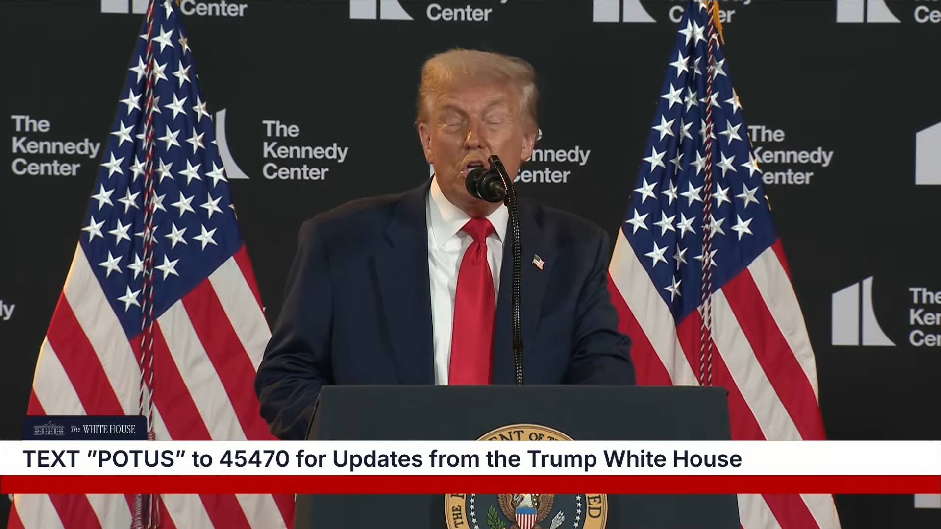White House - President Trump: “soon we will be a crime-free area”