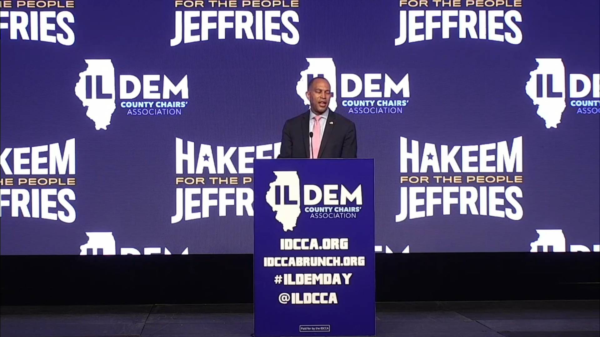 Illinois - Rep. Jeffries (D-NY): “we've kept this democracy thing going”