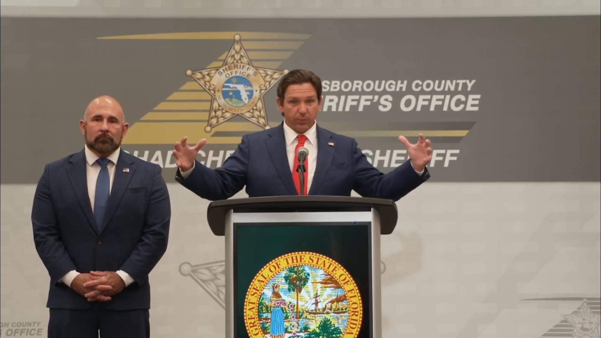 Florida - Gov. DeSantis: “one thing that government through the people can control is the taxation”