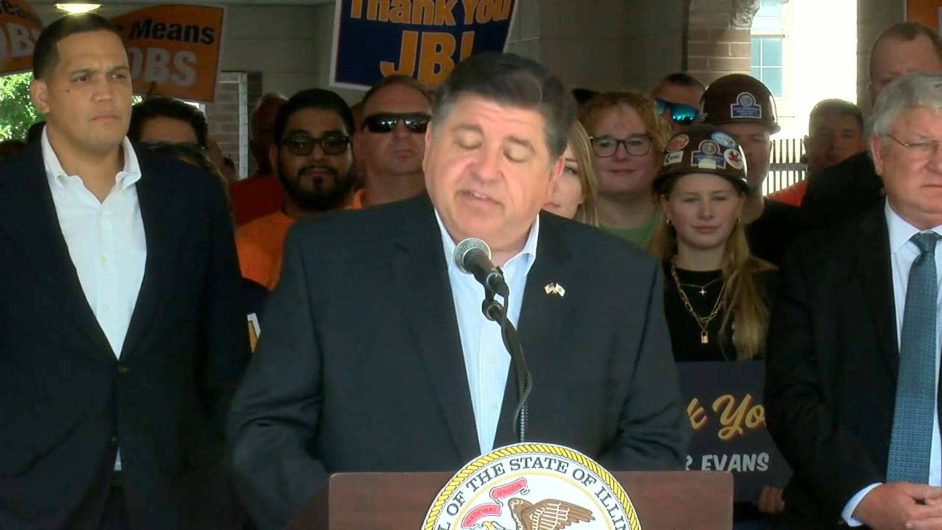 Illinois - Gov. Pritzker: “I'm signing a package of legislation that protects Illinois workers from the Trump administration's assault on them.”