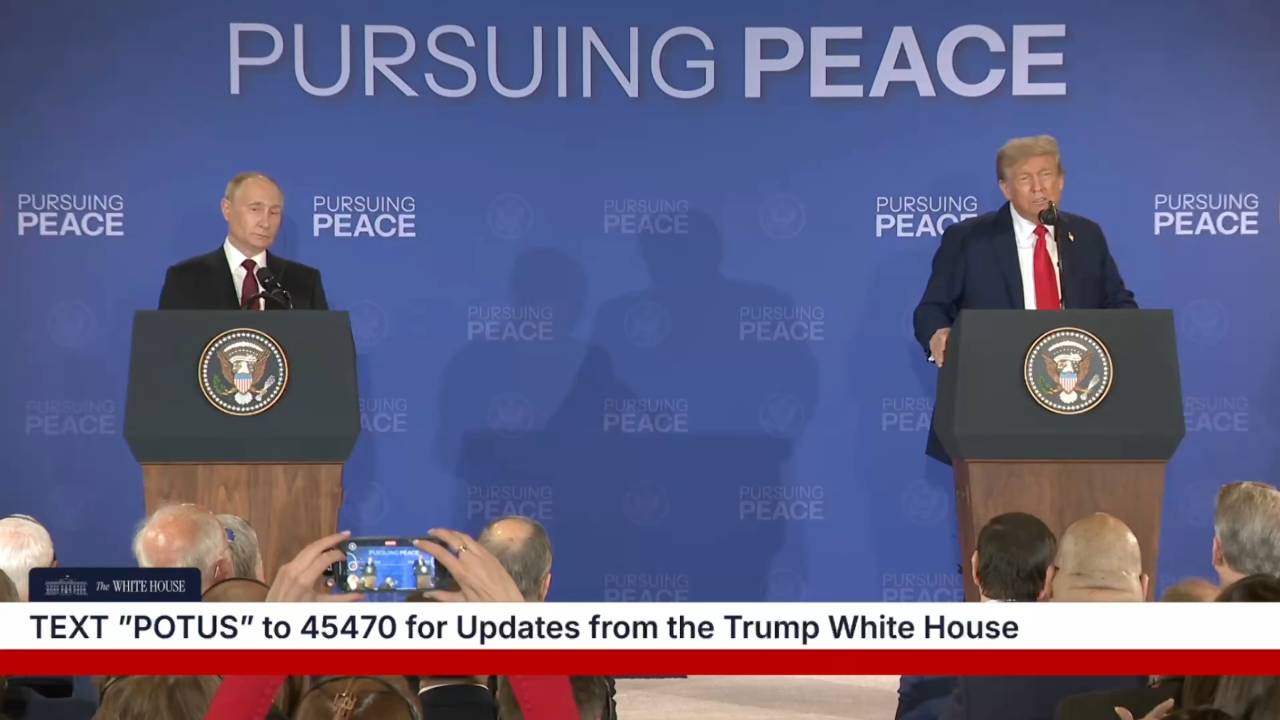 Alaska Summit - President Trump: “We were interfered with by the Russia Russia Russia hoax”