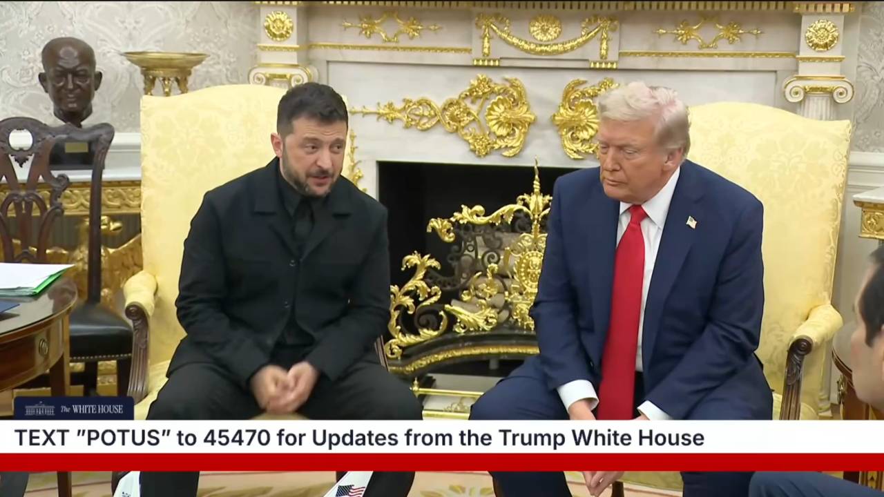 White House - President Zelenskyy: “It’s not to you, to your wife”