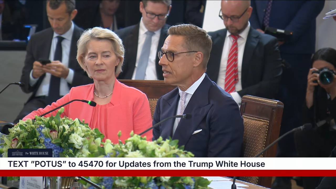White House - President of Finland Stubb: “end Russia's war of aggression”
