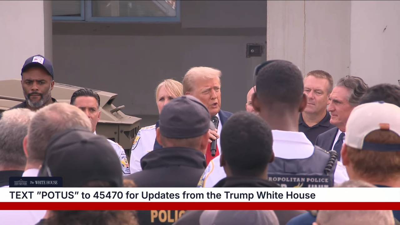 White House - President Trump on D.C: “It was worse than ever just a short while”