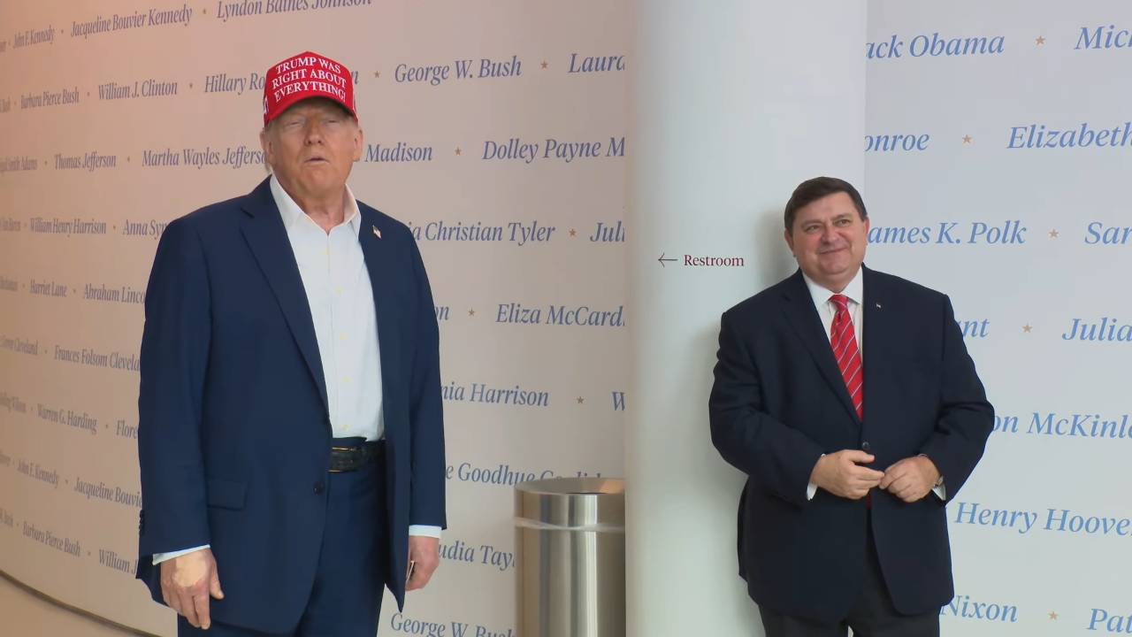 White House - President Trump: “CBS was just sold to a great person”