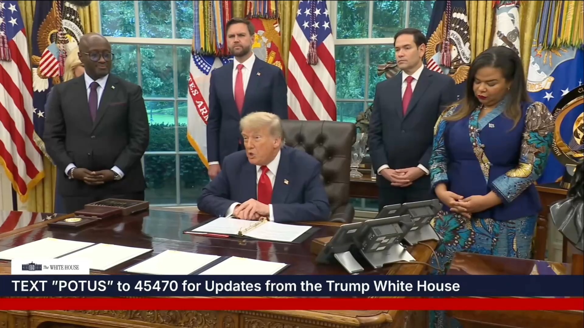 White House - President Trump: “we can do war better than anybody, but we don’t want to”