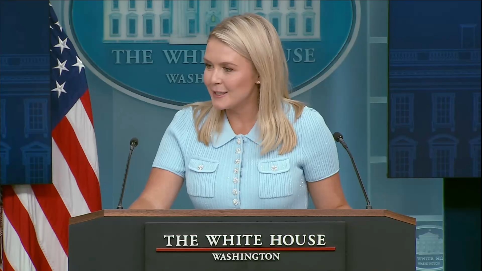 White House - Press Sec. Leavitt: “We need the full weight of the republican conference to get behind this bill”