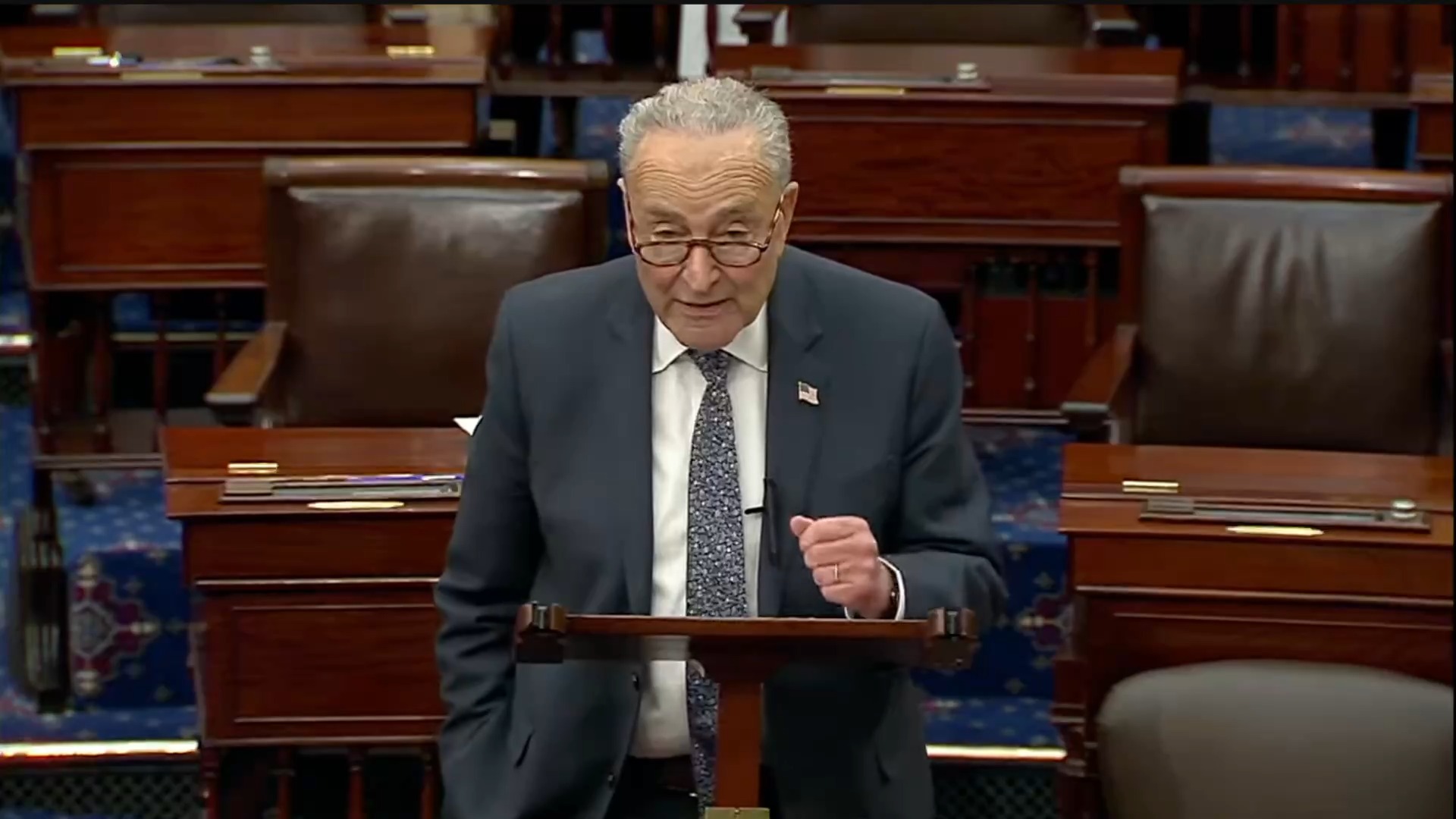 US Senate Floor - Sen. Schumer (D-NY): “It is really a big ugly betrayal”